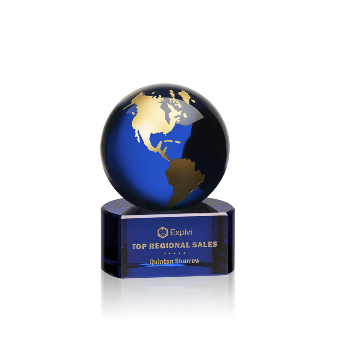 Marcana Globe Award - Blue/Gold 4