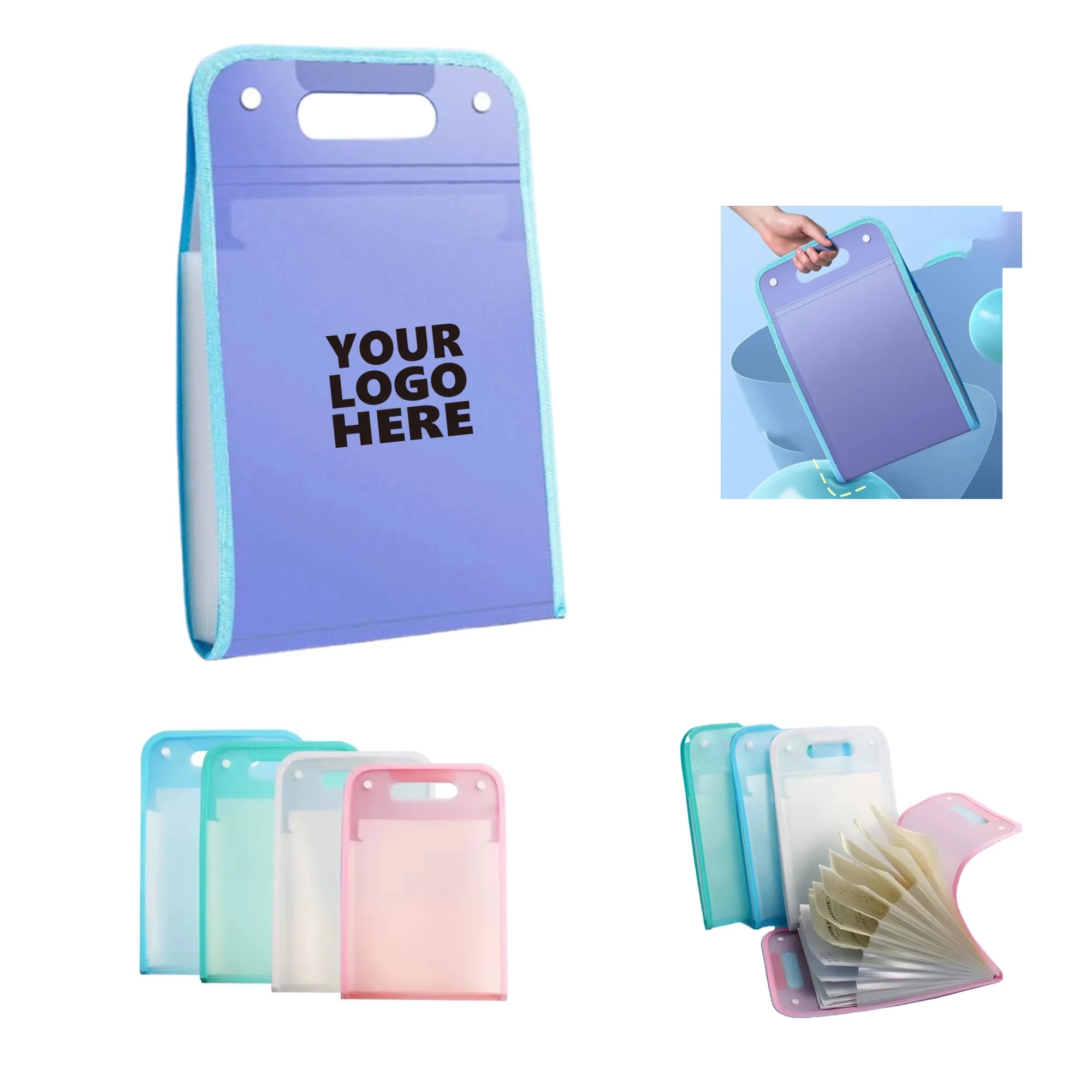 Portable A4 Large Capacity Multi-Layer Folder MOQ50 6