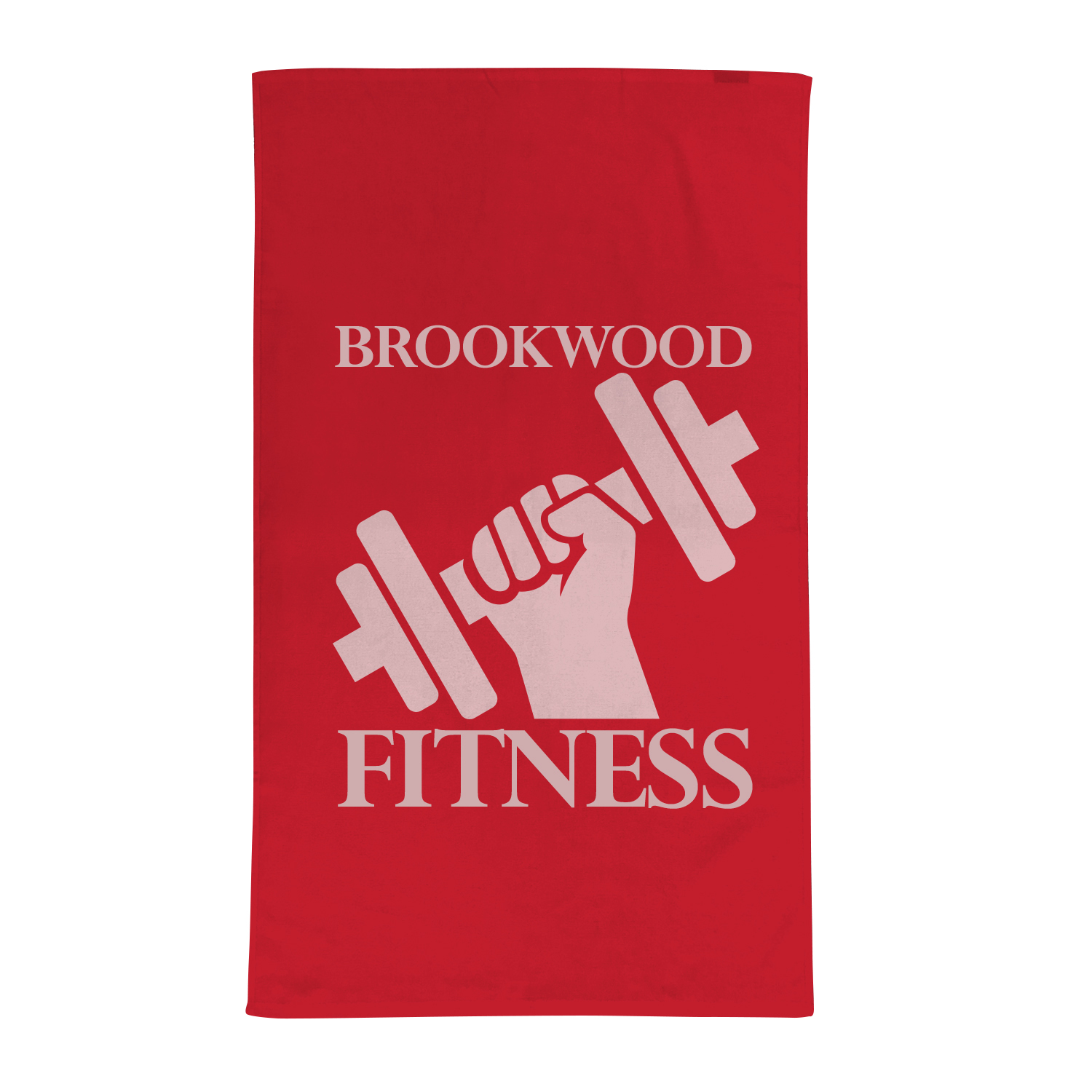 Fitness Terry Velour Towel Dobby Hem 10