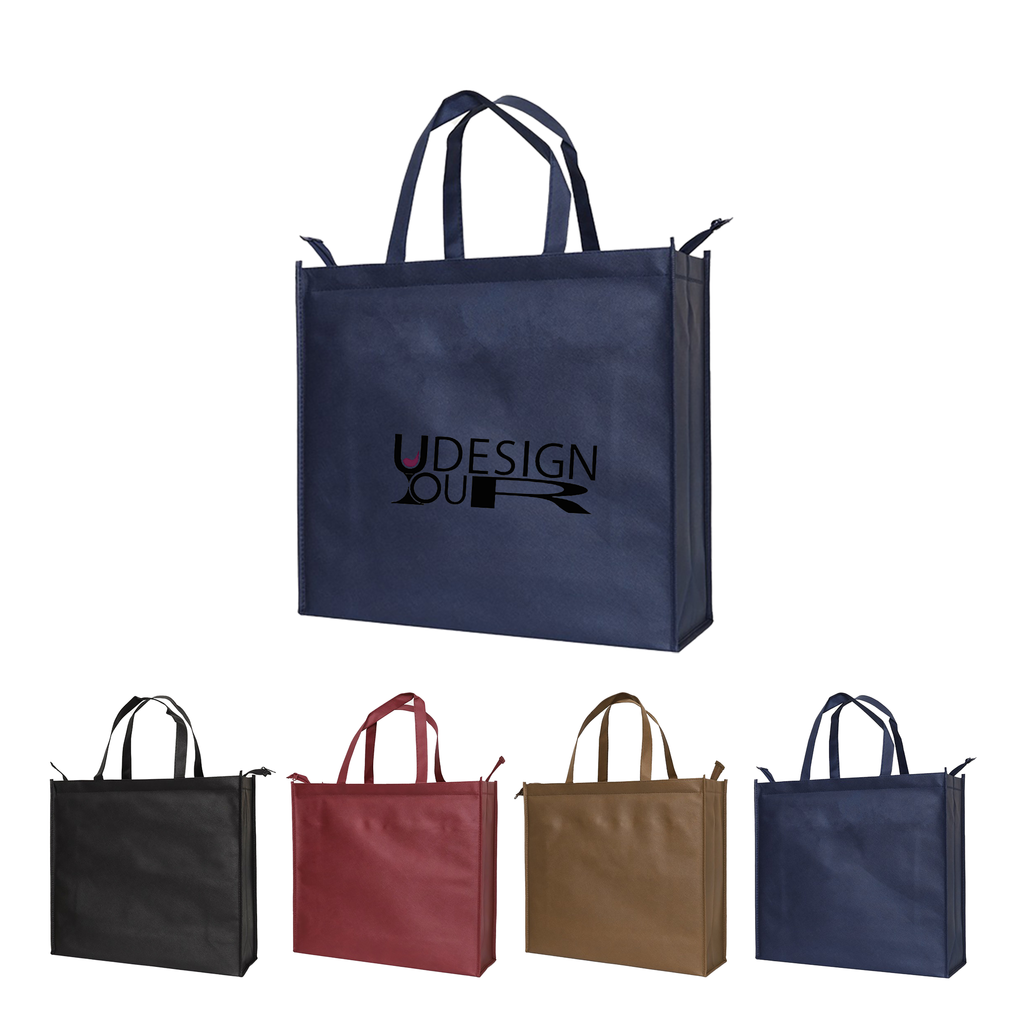 Non Woven Large Zipped Shopping Bag 3