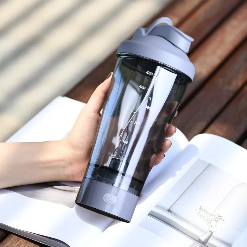 16oz Rechargeable Protein Shaker Bottle with Light 6