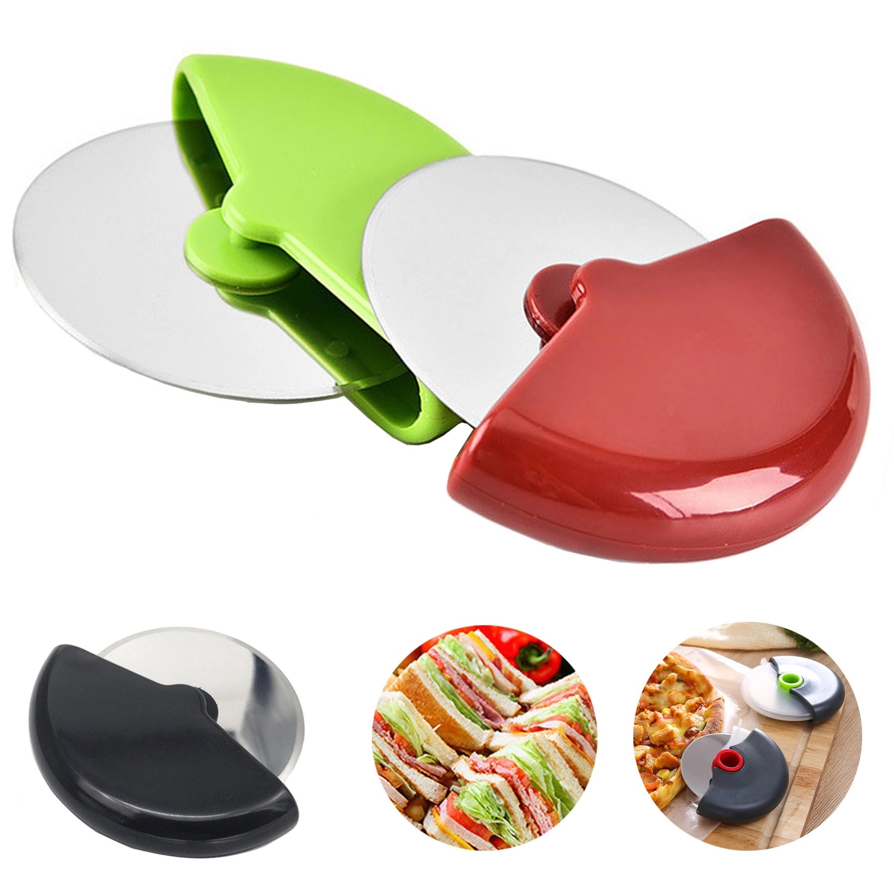 Pizza Cutter - Opaque - Metal Blade 2