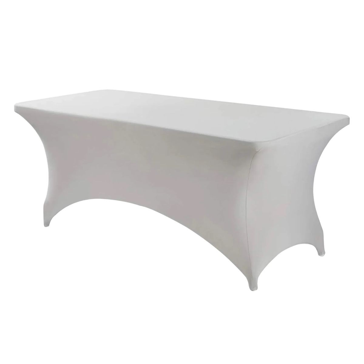 Fitted Polyester Tablecloth for Standard 6 Foot Tables 10