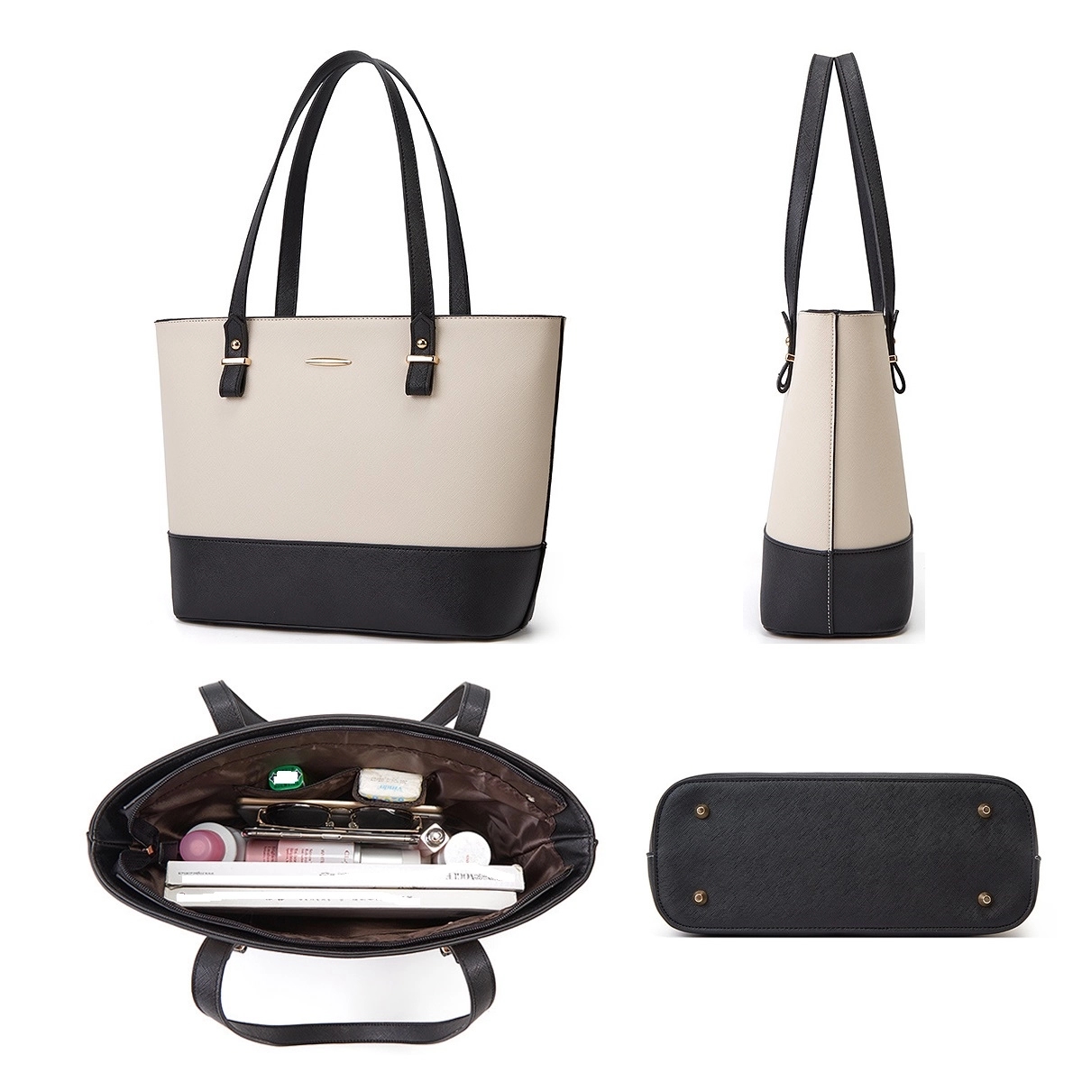 Tote Shoulder Crossbody Bags 3Pcs Purse Set 4