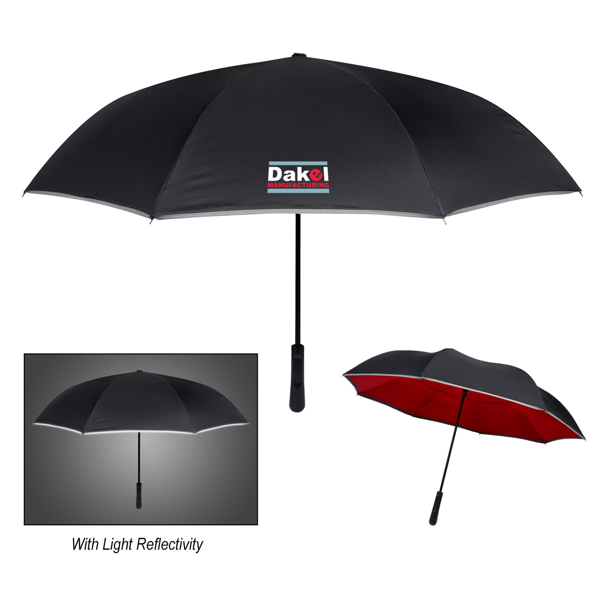 48" Arc Reflective Edge Inversion Umbrella 7