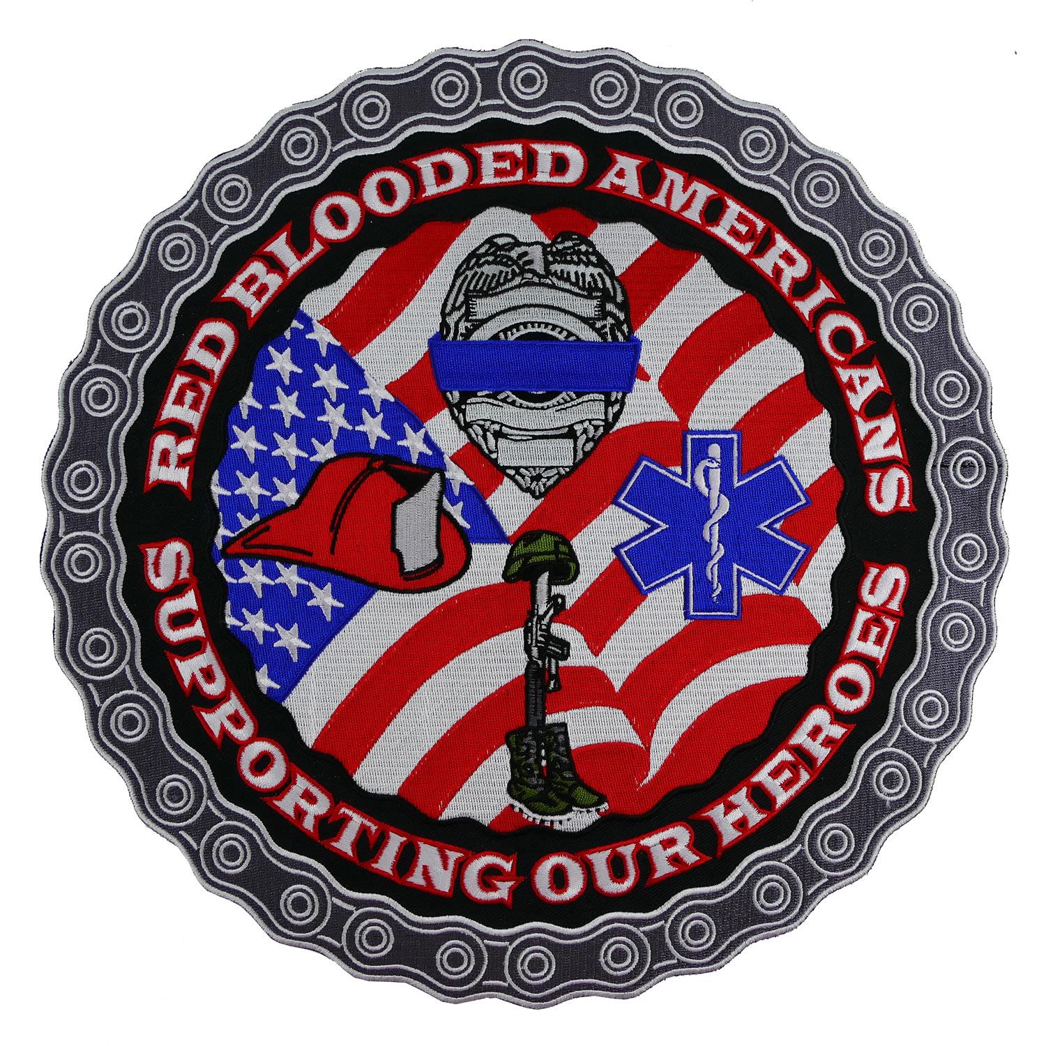 Oversized Embroidered Patches