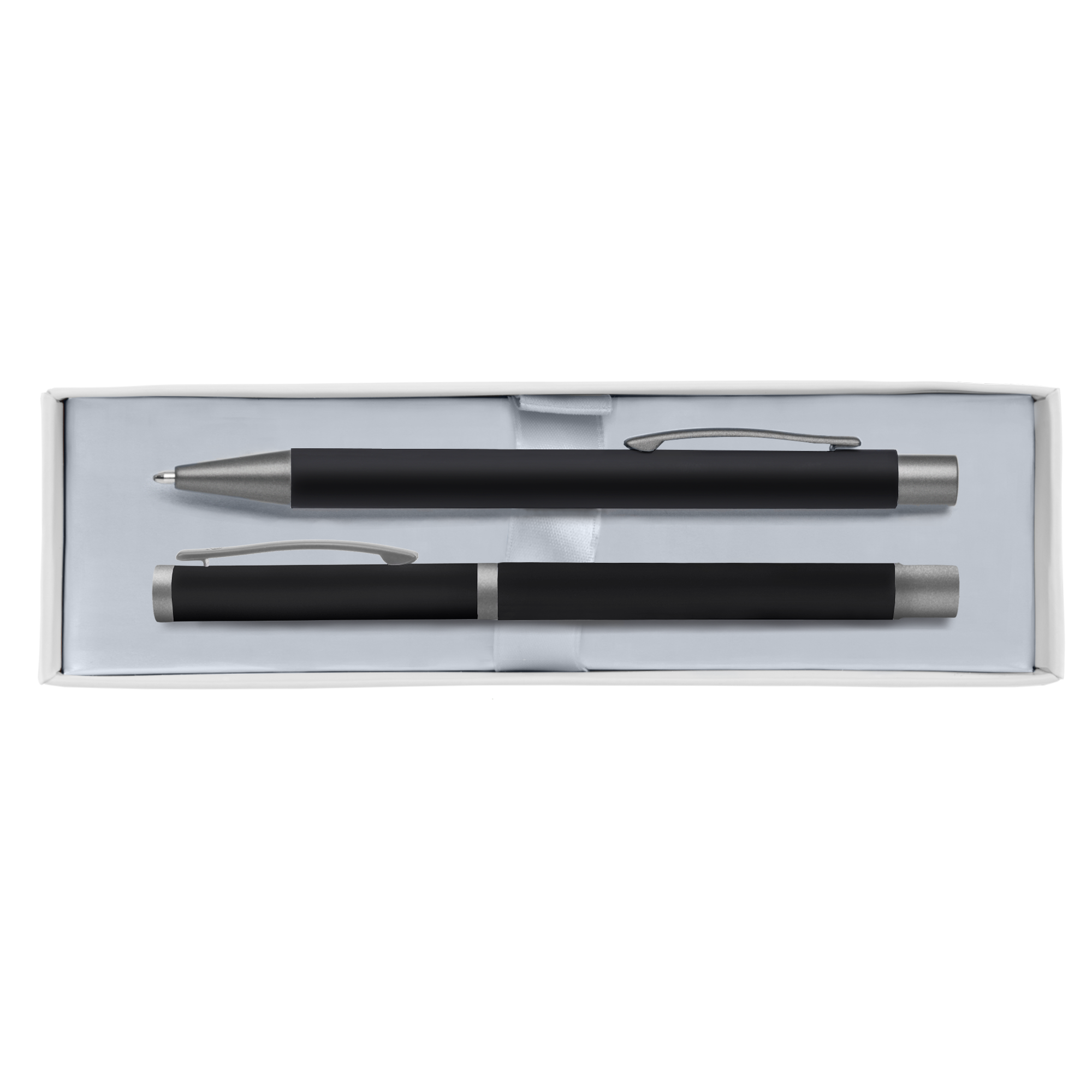 Bowie Softy Ballpoint & Rollerball Gift Set  on Pens and Box 7
