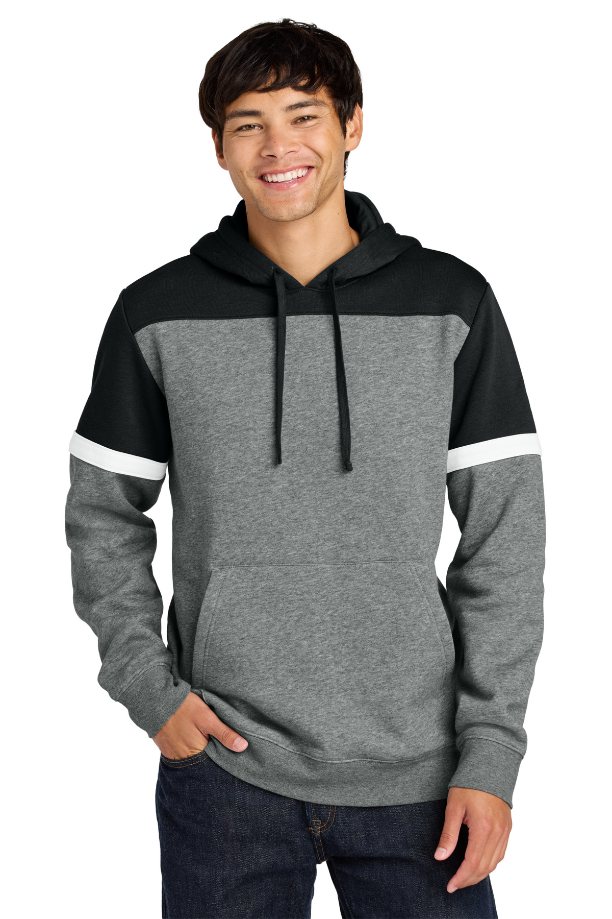 Sport-Tek Drive Fleece Colorblock Hoodie STF205 27