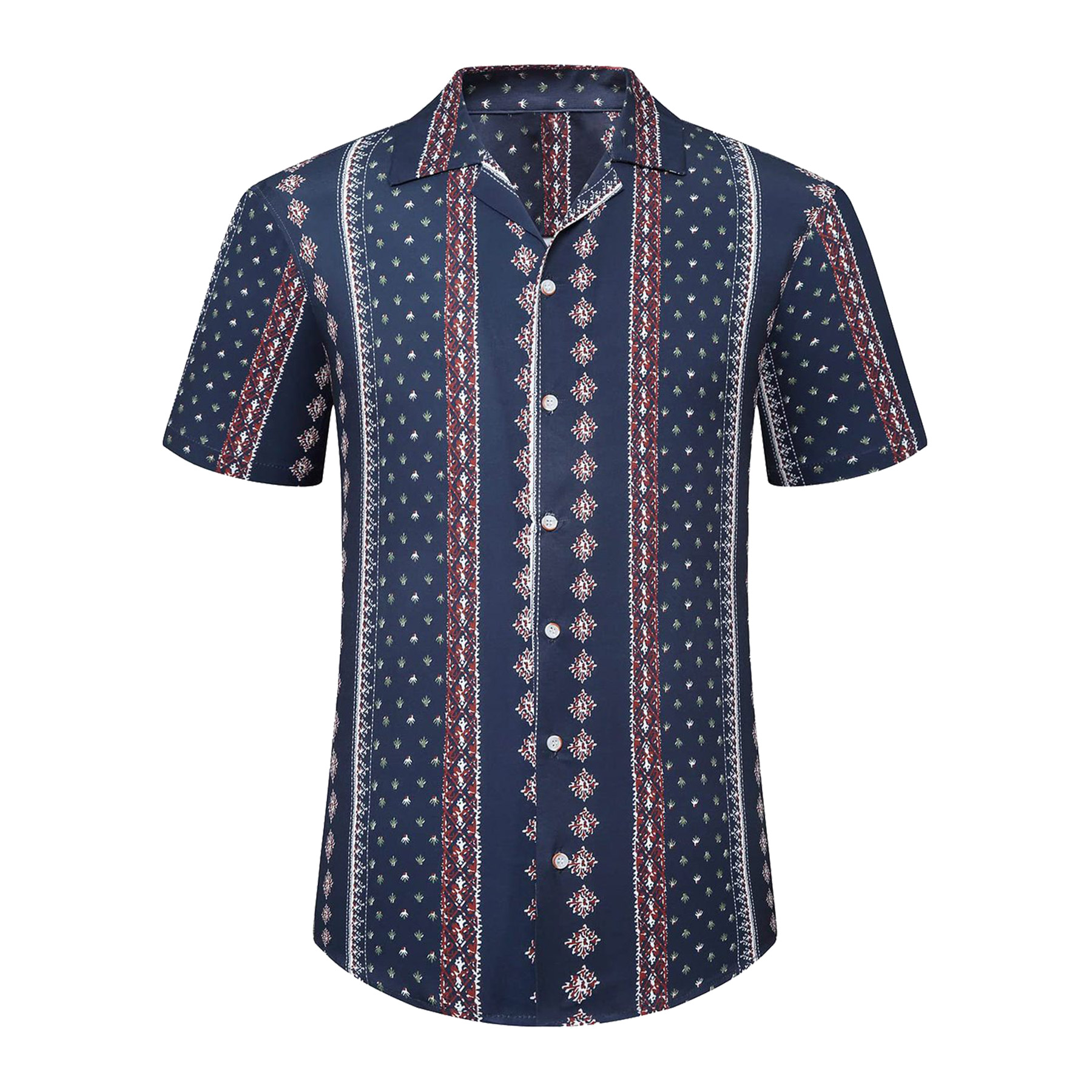 Mens Hawaiian Short Sleeve Shirt 21
