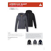 American Giant Classic Full Zip Hoody - Women's 98