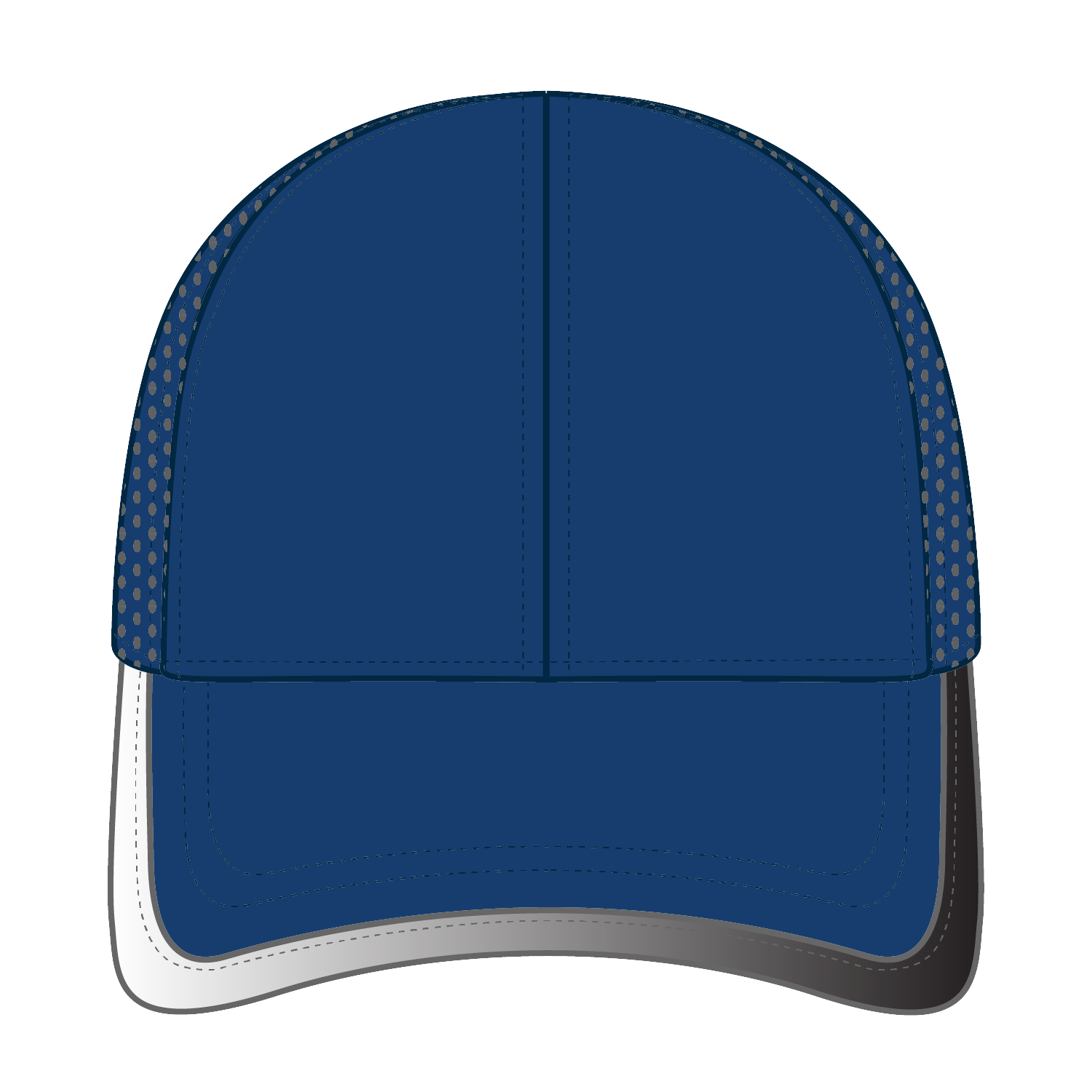 OTTO CAP Reflective 6 Panel Running Hat 36