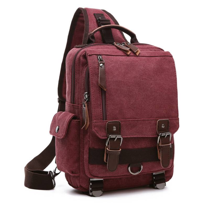 Canvas Shoulder Backpack 3