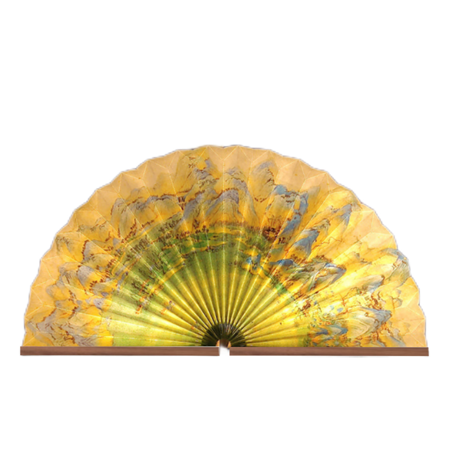 Exotic LED Fan Shape Folding Portable Accordio Light Lamp 16