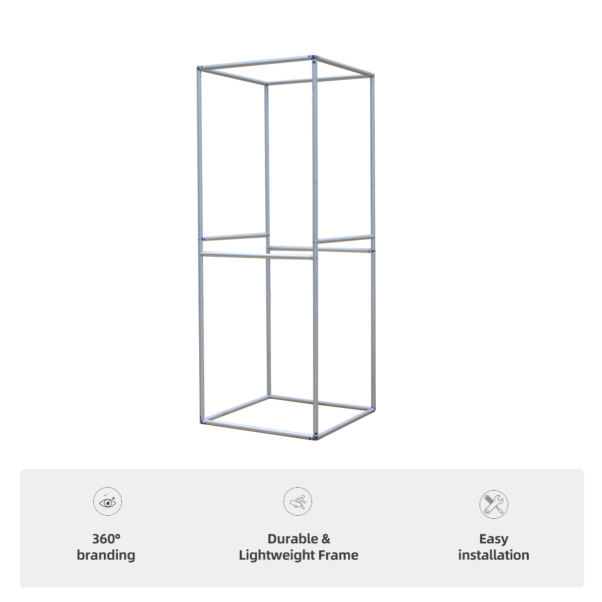 Pop-Up Tower Display - 36"x36"x94"h 3