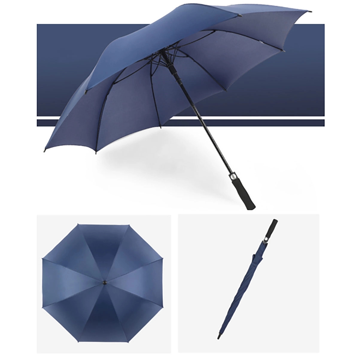 Automatic Open Large Windproof Umbrellas 1