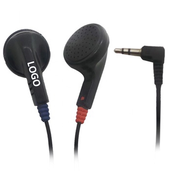 Red Blue Airline Disposable Earbuds 8