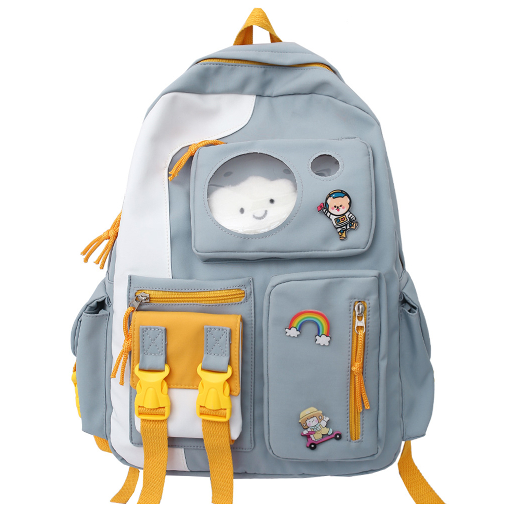 5PCS Set Premium Canvas School Backpack 6
