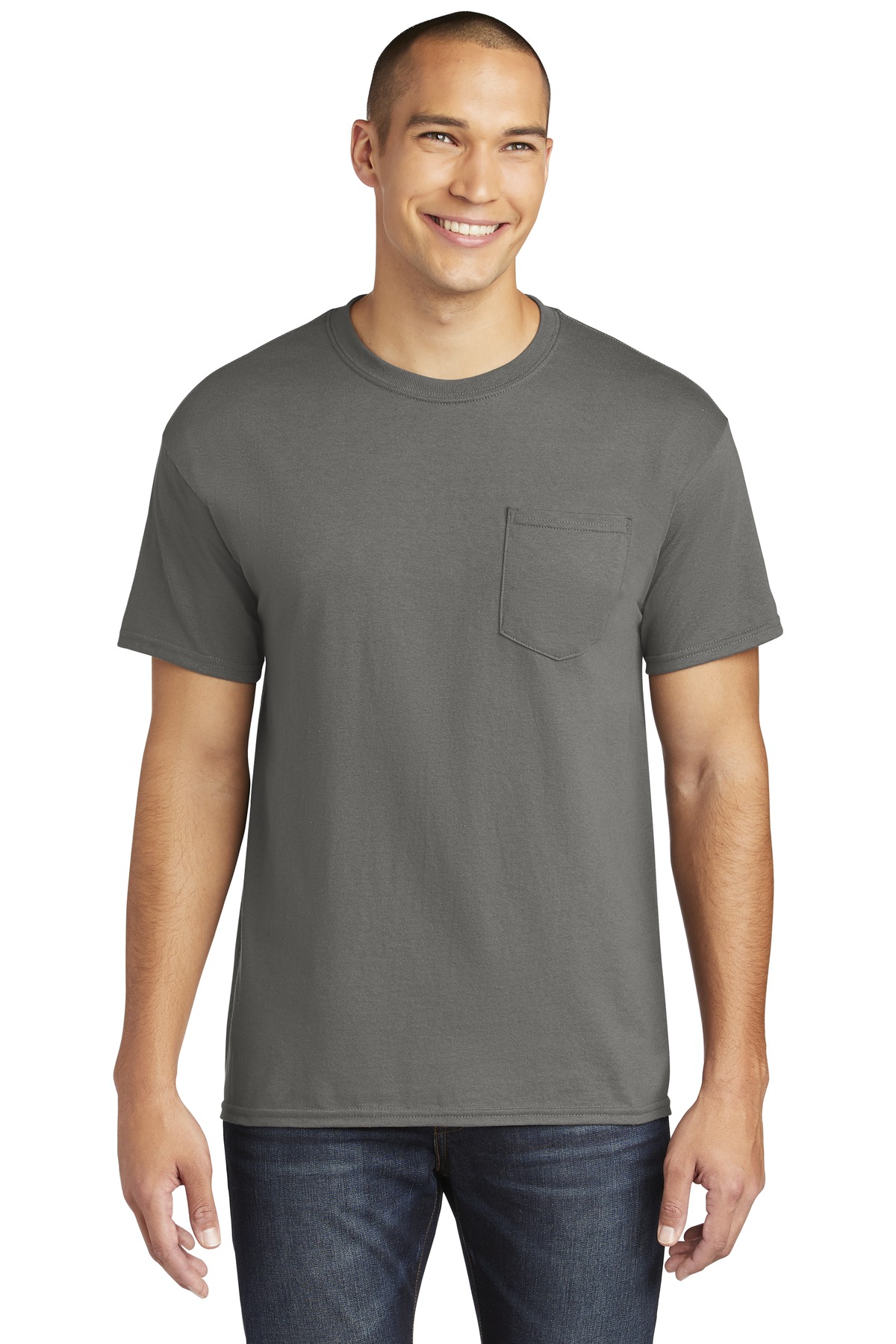 Gildan Heavy Cotton 100% Cotton Pocket T-Shirt. 5300 78