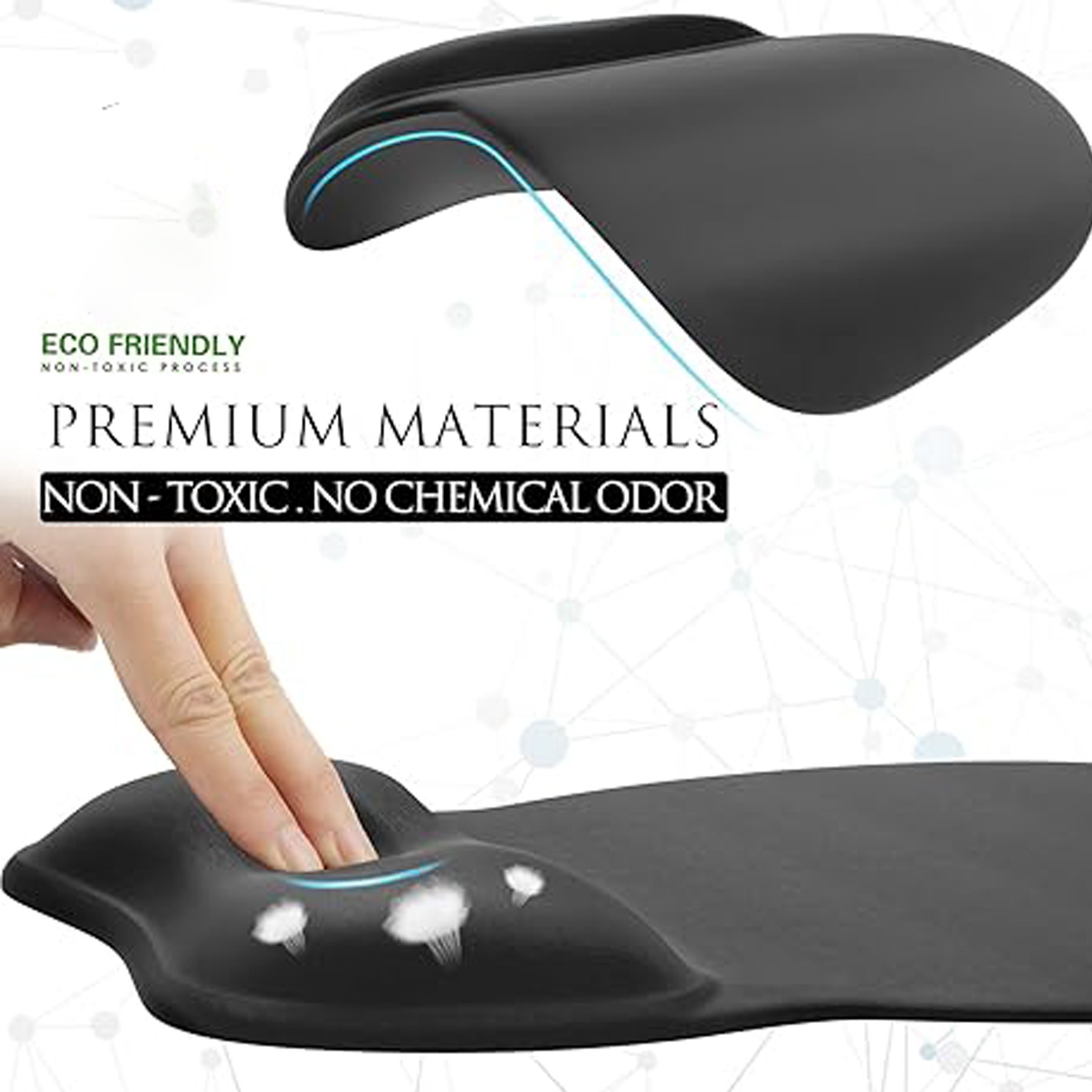 Ergonomic Mouse Pad With Wrist Support 2
