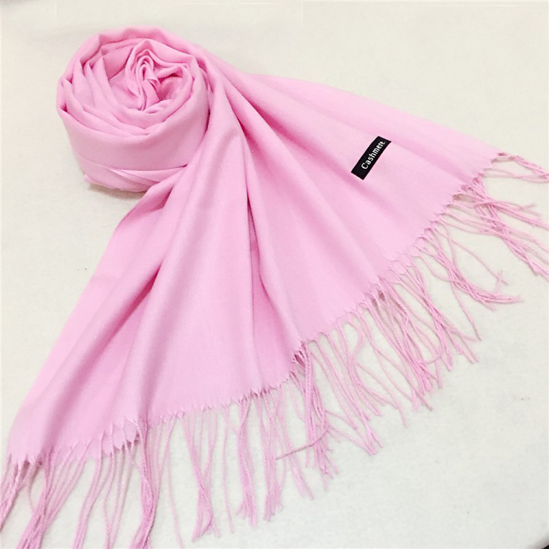 210GSM Cashmere Pashmina Scarf With Fringes 5