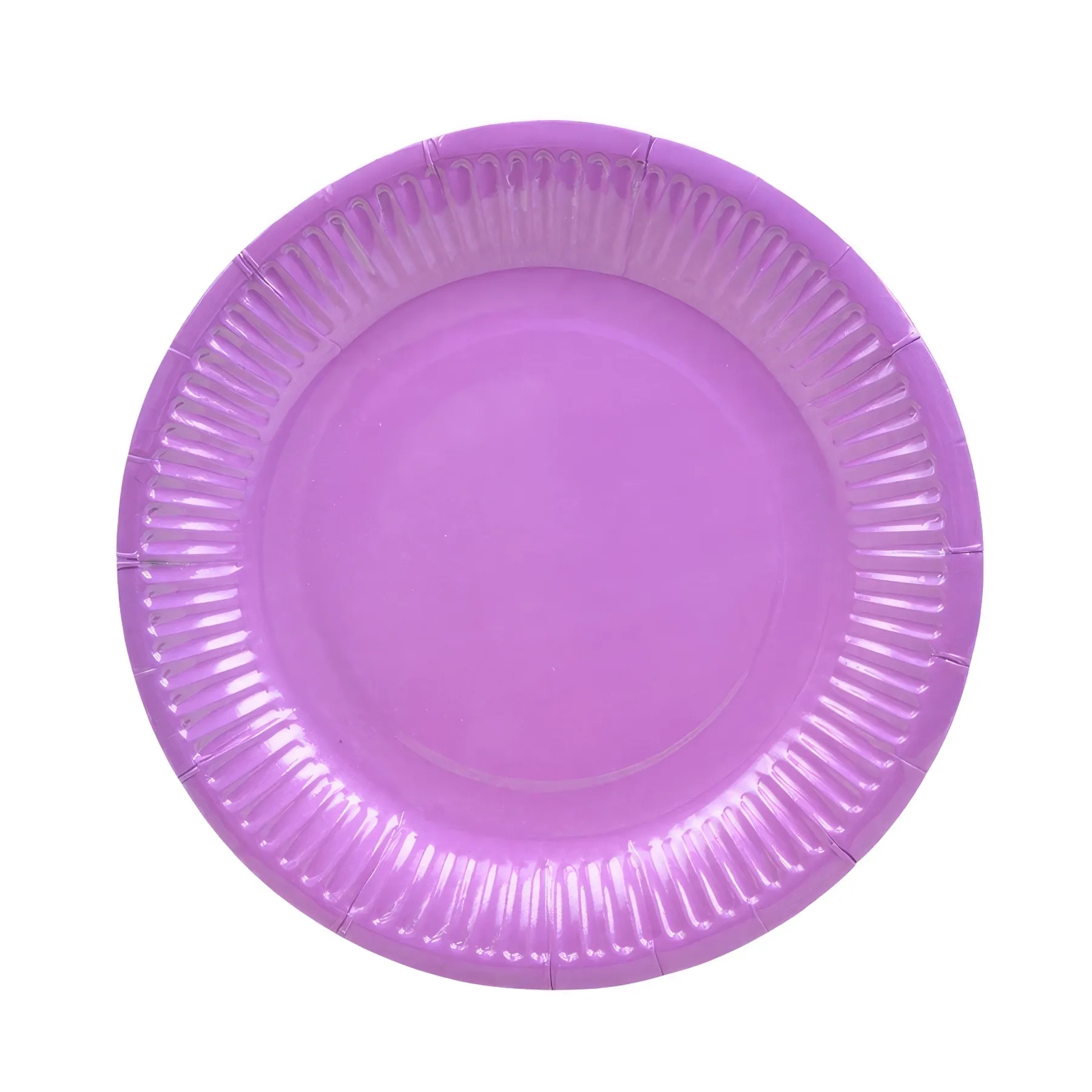 7" Disposable Party Picnic Salad Dessert Paper Plate 2