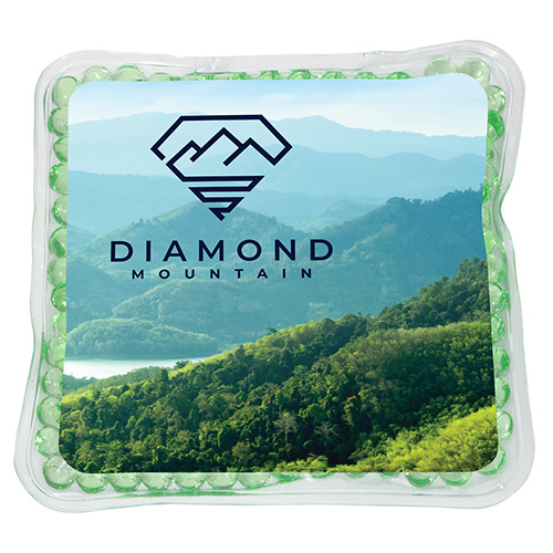 Full-Color Square Aqua Pearls™ Hot/Cold Pack 49