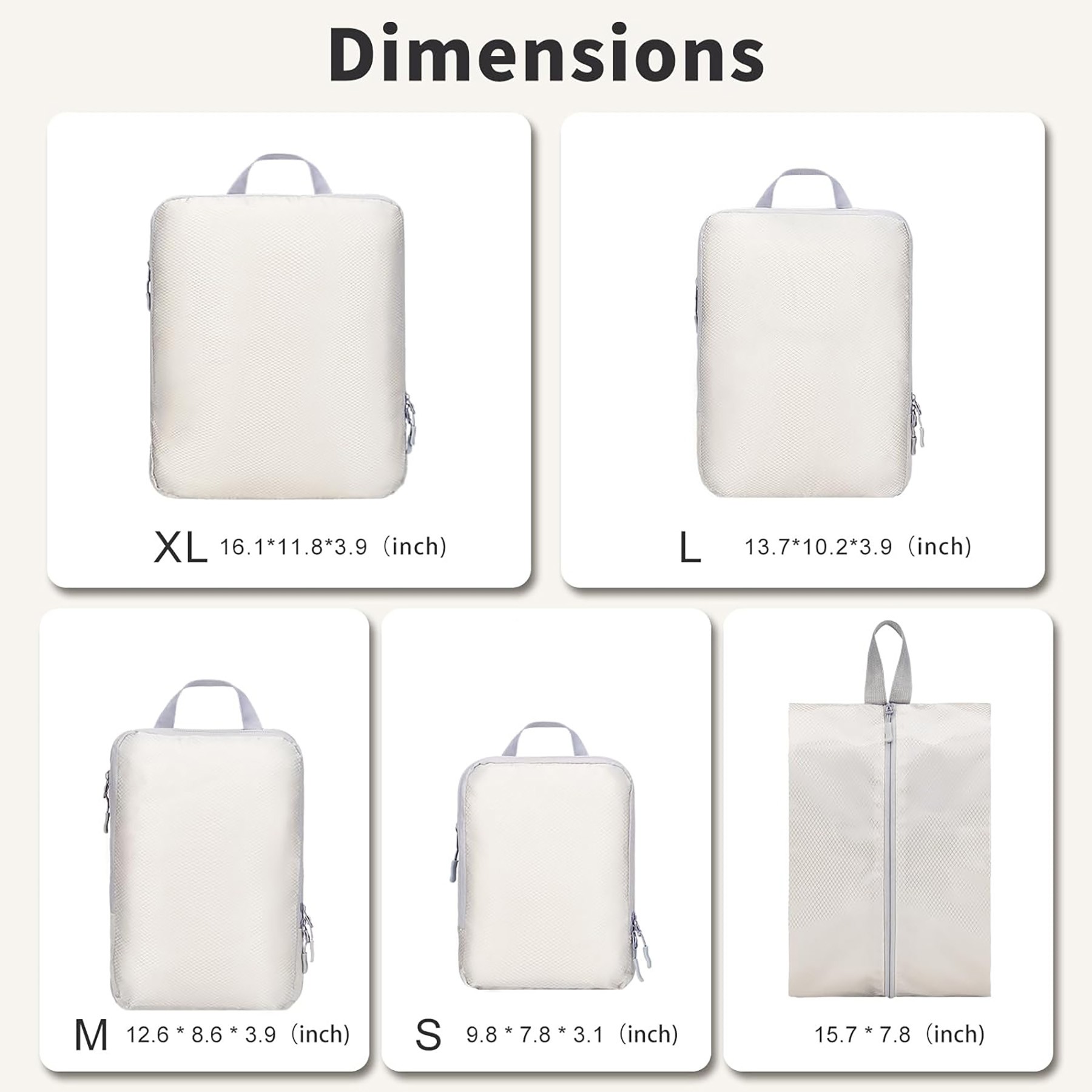 6 Sets Compression Packing Bag 2