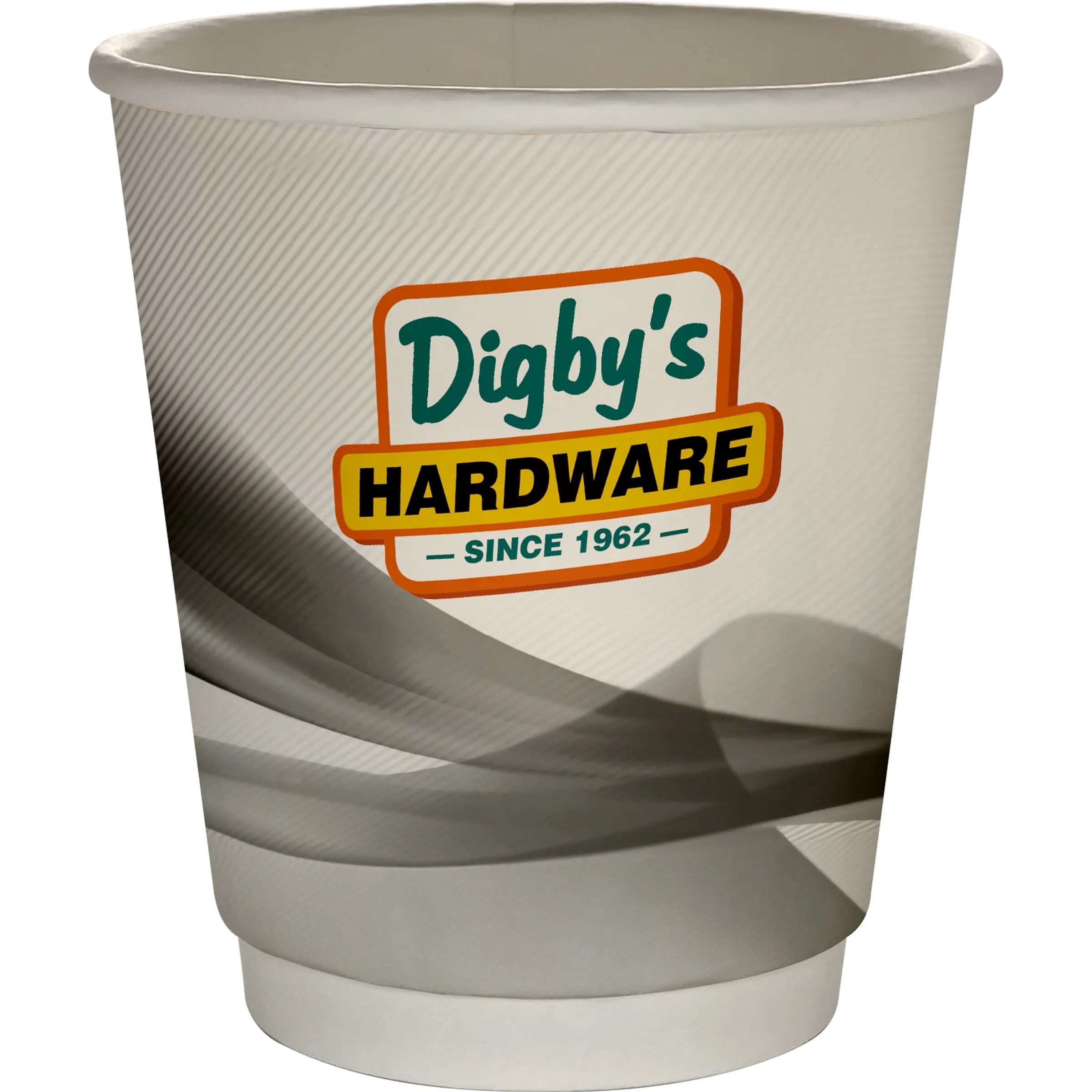 10 oz Full Color Groovy Insulated Paper Cup 18