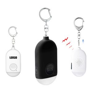 120DB Portable Self Defense Alarm Keychain With Flashlight 4