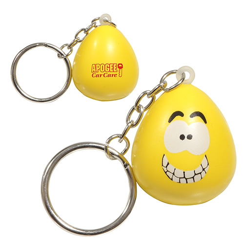 Mood Maniac Stress Reliever Key Chain-Happy 4