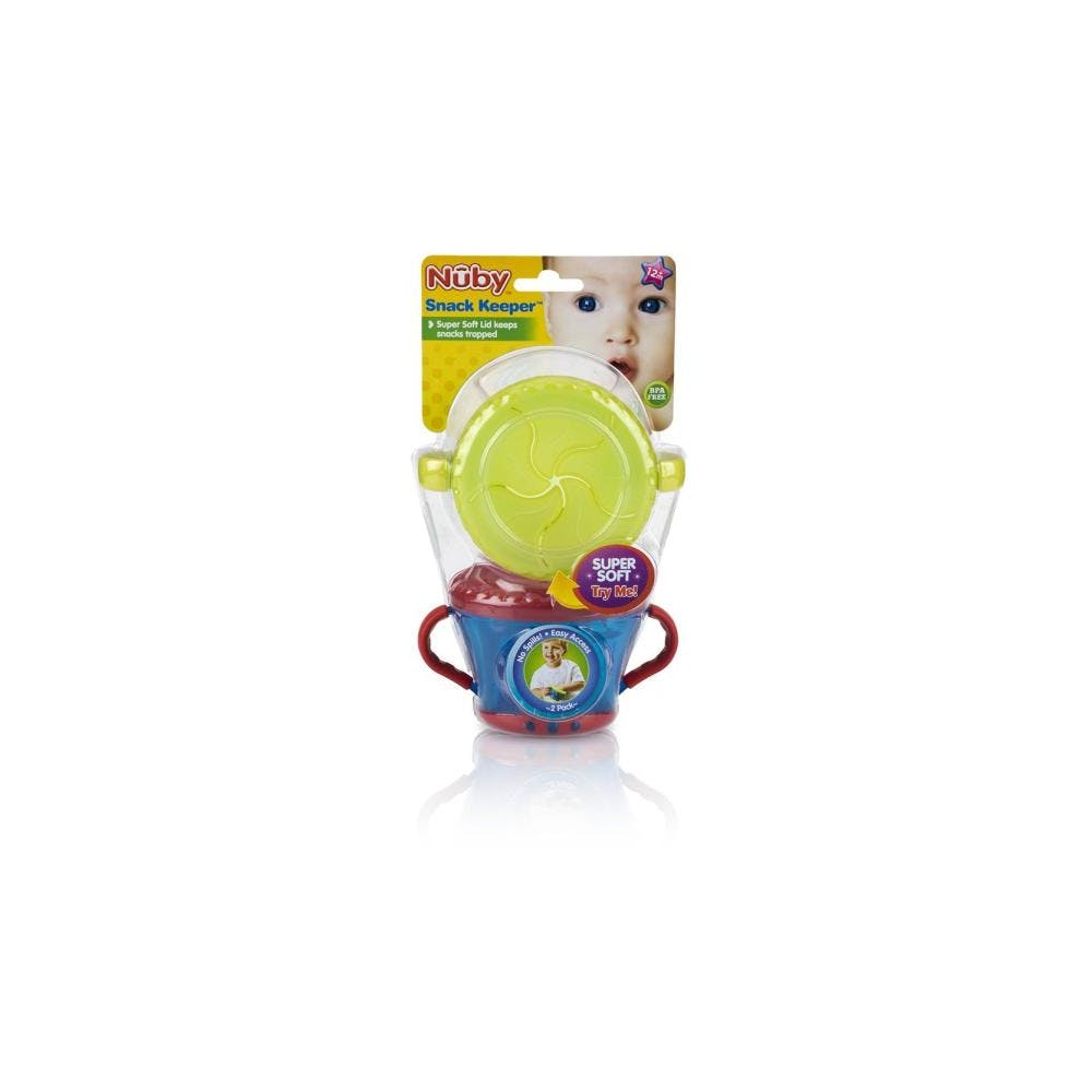 Nuby Snack Keeper Cups - 9 oz 2 Pack 2