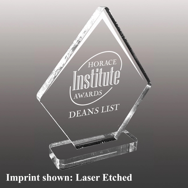 Acrylic Stock Award - Laser Etched