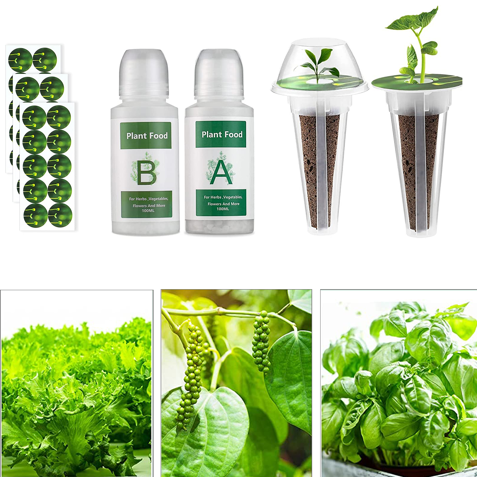 223pcs Seed Pod Kit for Aerogarden 1