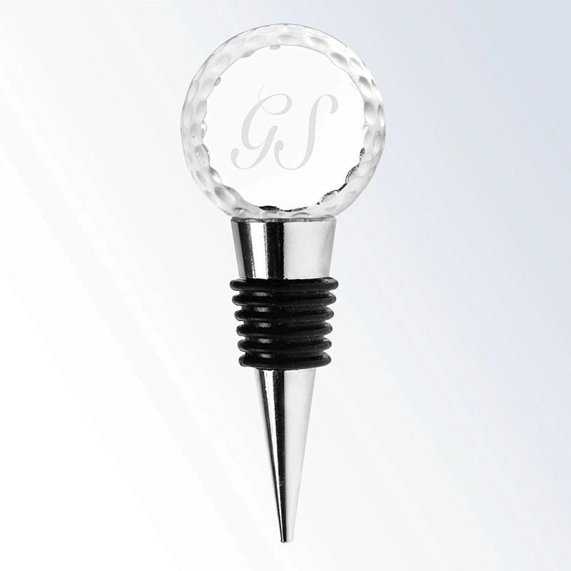 Crystal Golf Ball Wine Stopper 5