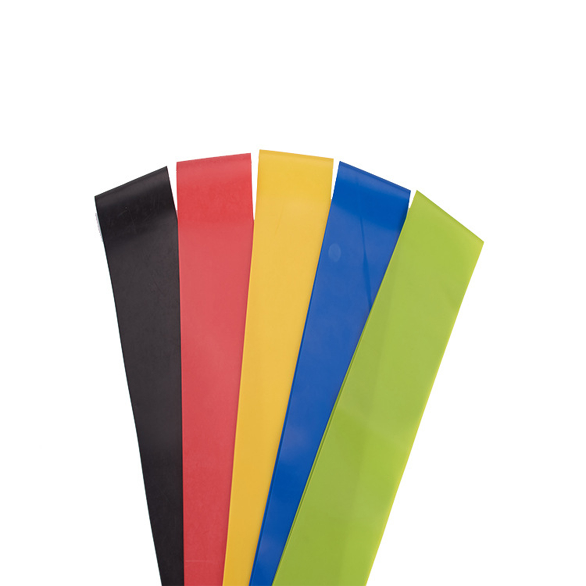Set Of Five Resistance Loop Exercise Band With Carrying Bag 5