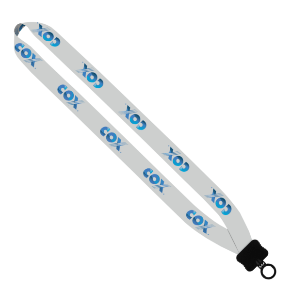 1" Dye-Sublimated Lanyard with Plastic Clamshell & O-Ring 2