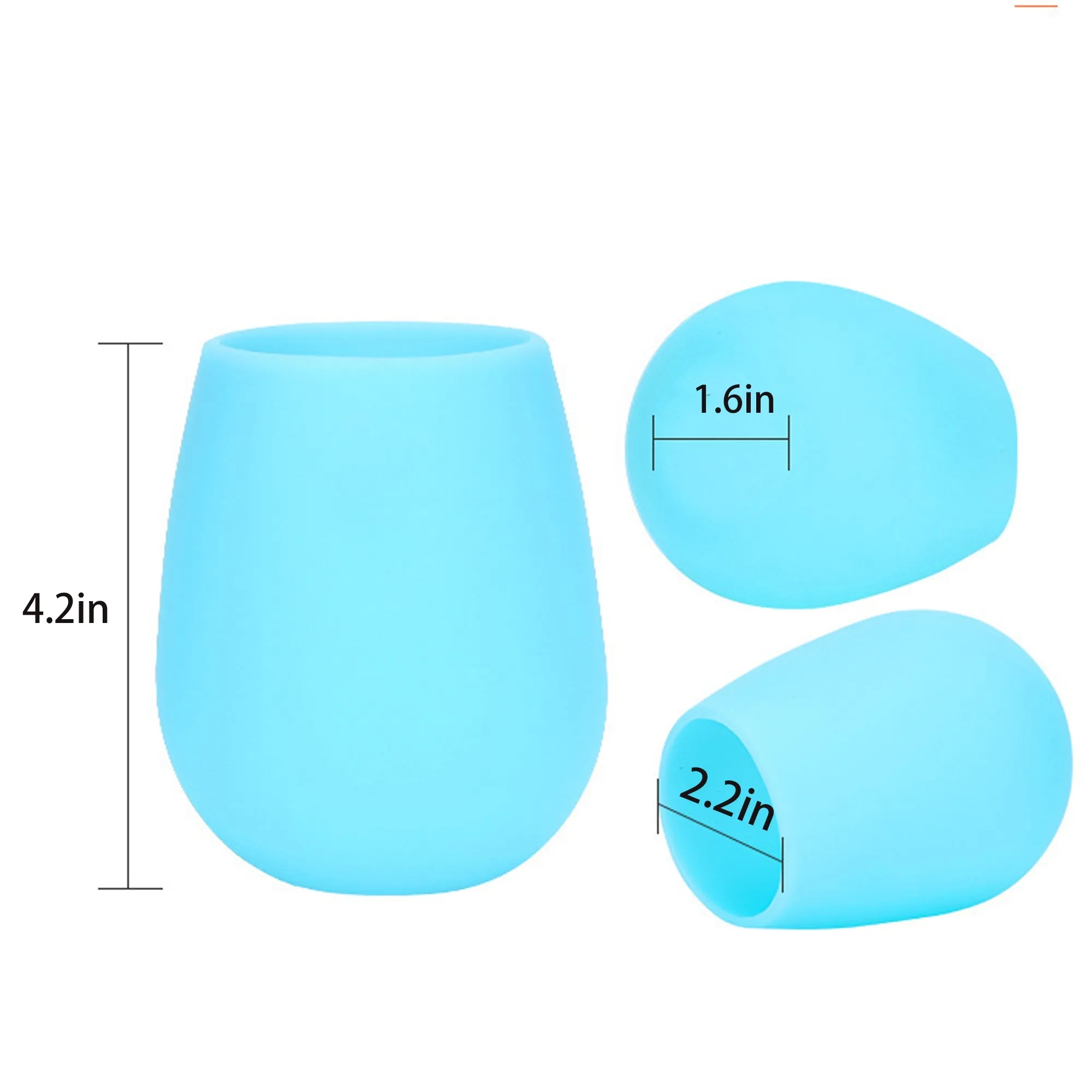 12 oz Silicone Wine Glasses 3