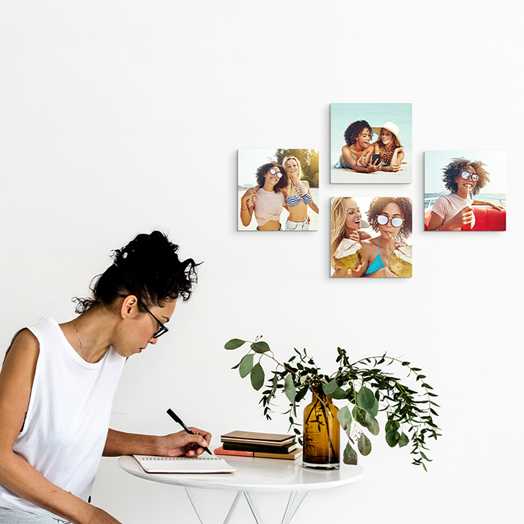 Custom MIXPIX® Photo Tiles – Personalized Wall Art with Magnetic Mounting for Creative Displays 3