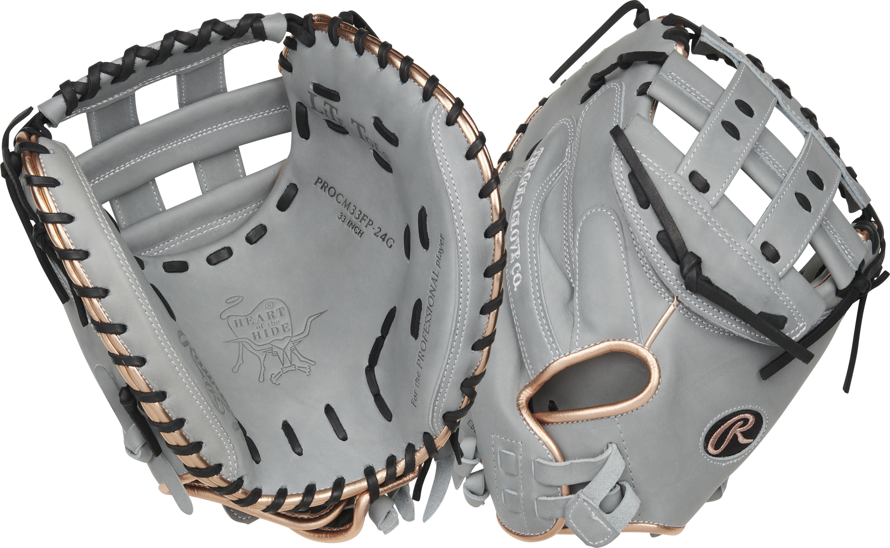 Rawlings Heart of the Hide 33 in Fastpitch Glove, Catcher 2