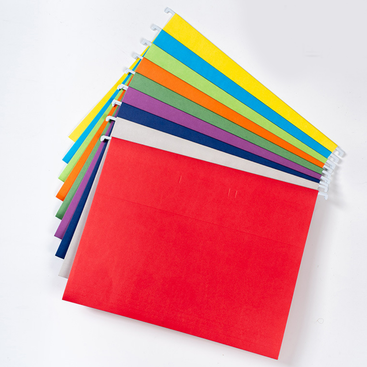 Color Hanging File Folder with Label Tabs for Office Use 2