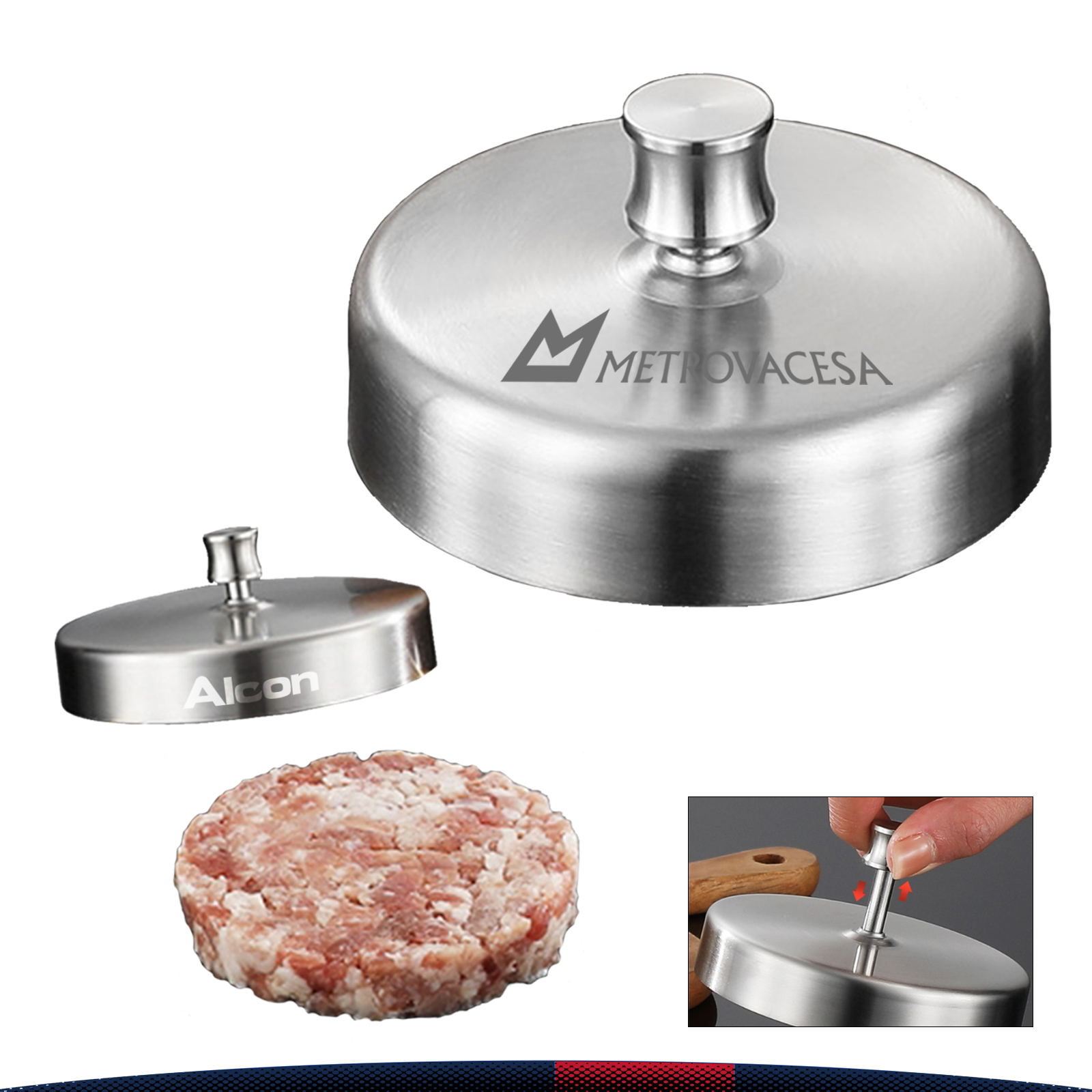 Parcise Hamburger Meat Press Mold 1