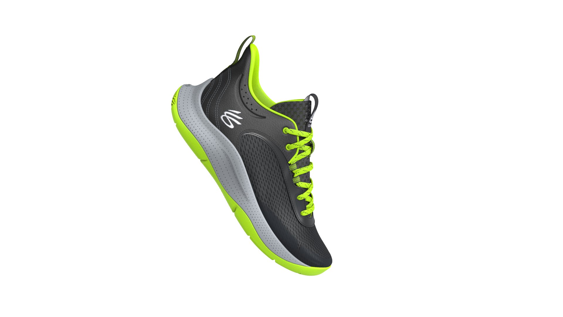 Curry 3Z6 Grade School Basketball Shoes, custom athletic wear with logo imprint 2
