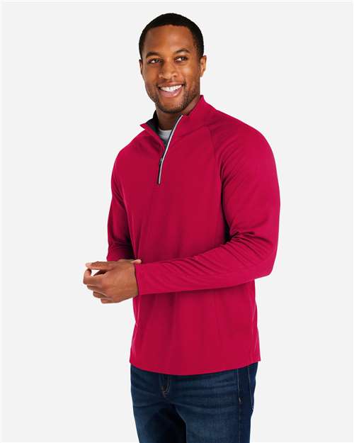 Men's Origin Performance Pique Quarter-Zip Pullover - CE418 6