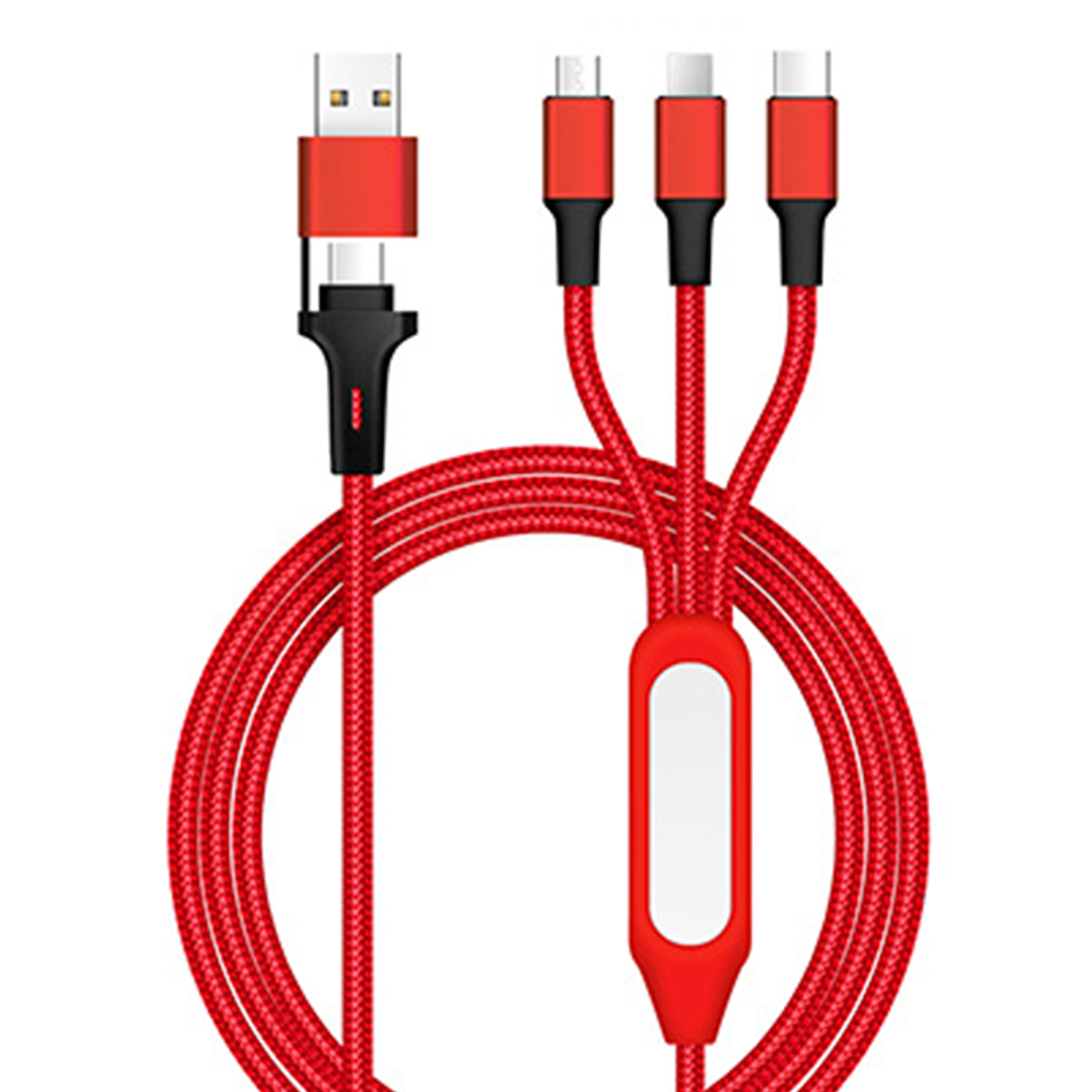 5-in-1 Nylon Braided Data and Charging Cable 8