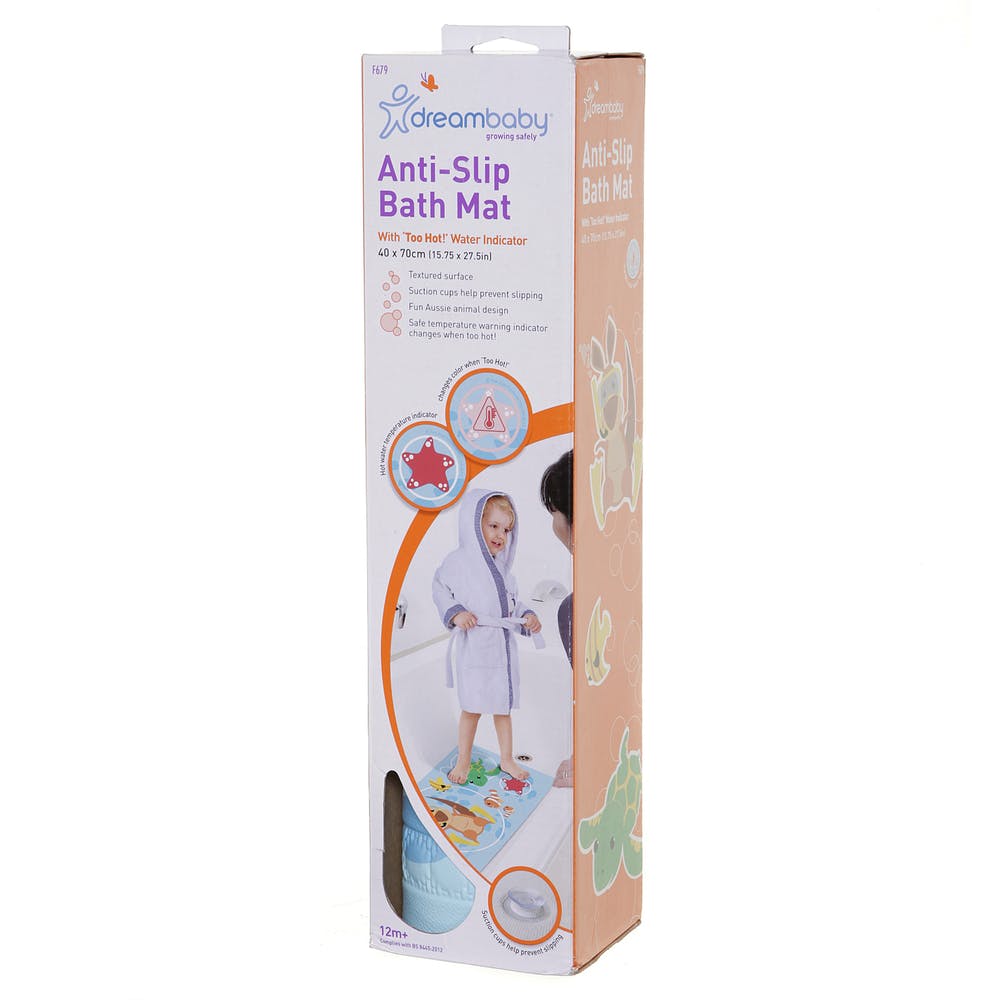 Anti-Slip Bath Mat - Heat Sensor Suction-Cups 2