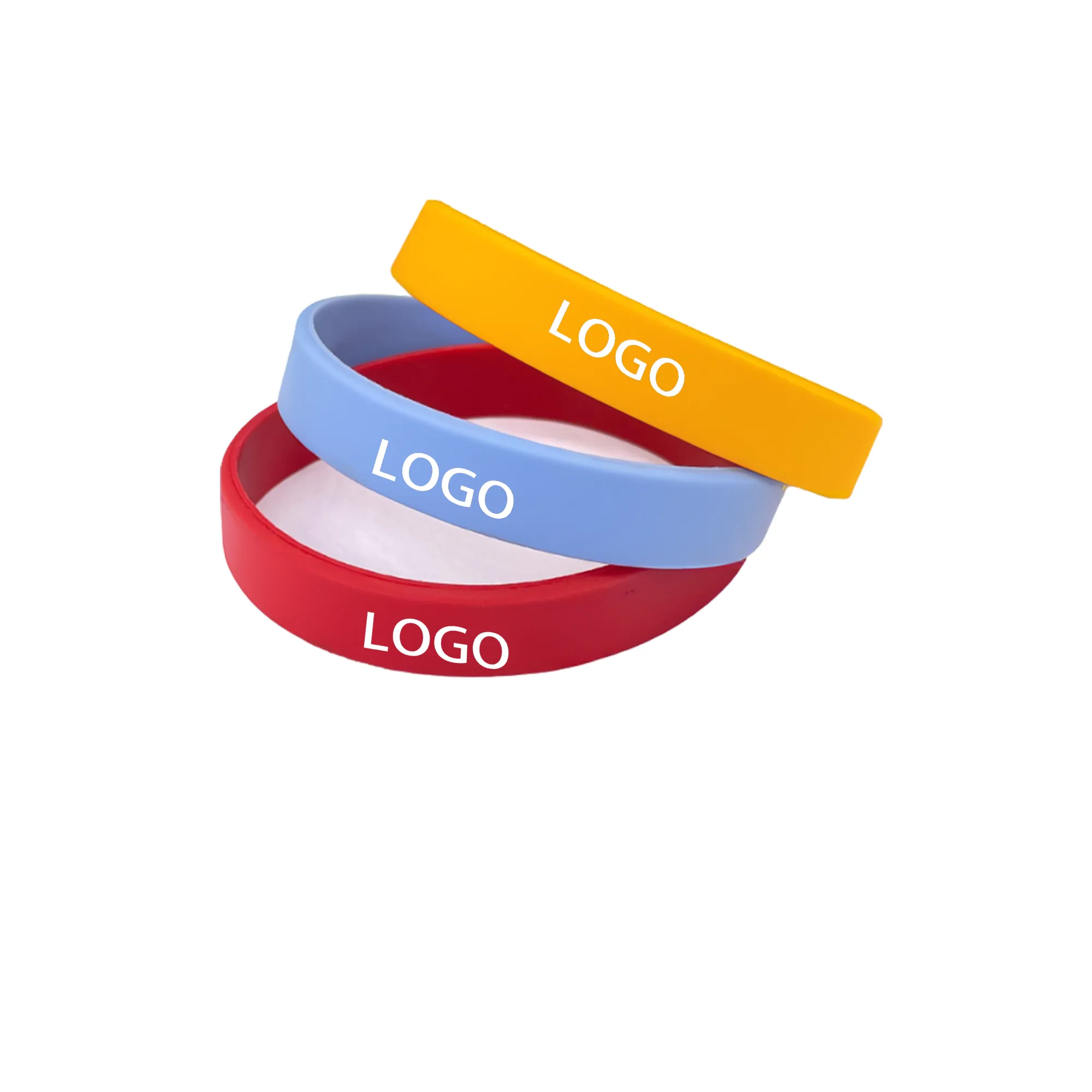 MOQ 100 PCS Silicone Wristband 2