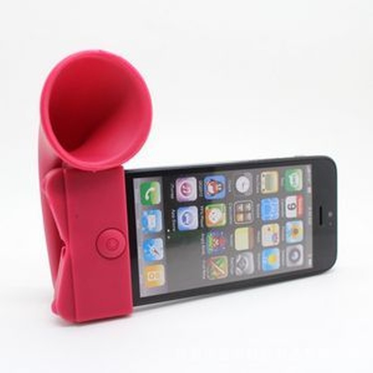 Silicone Megaphone Speaker (4 15/16"x2") 1