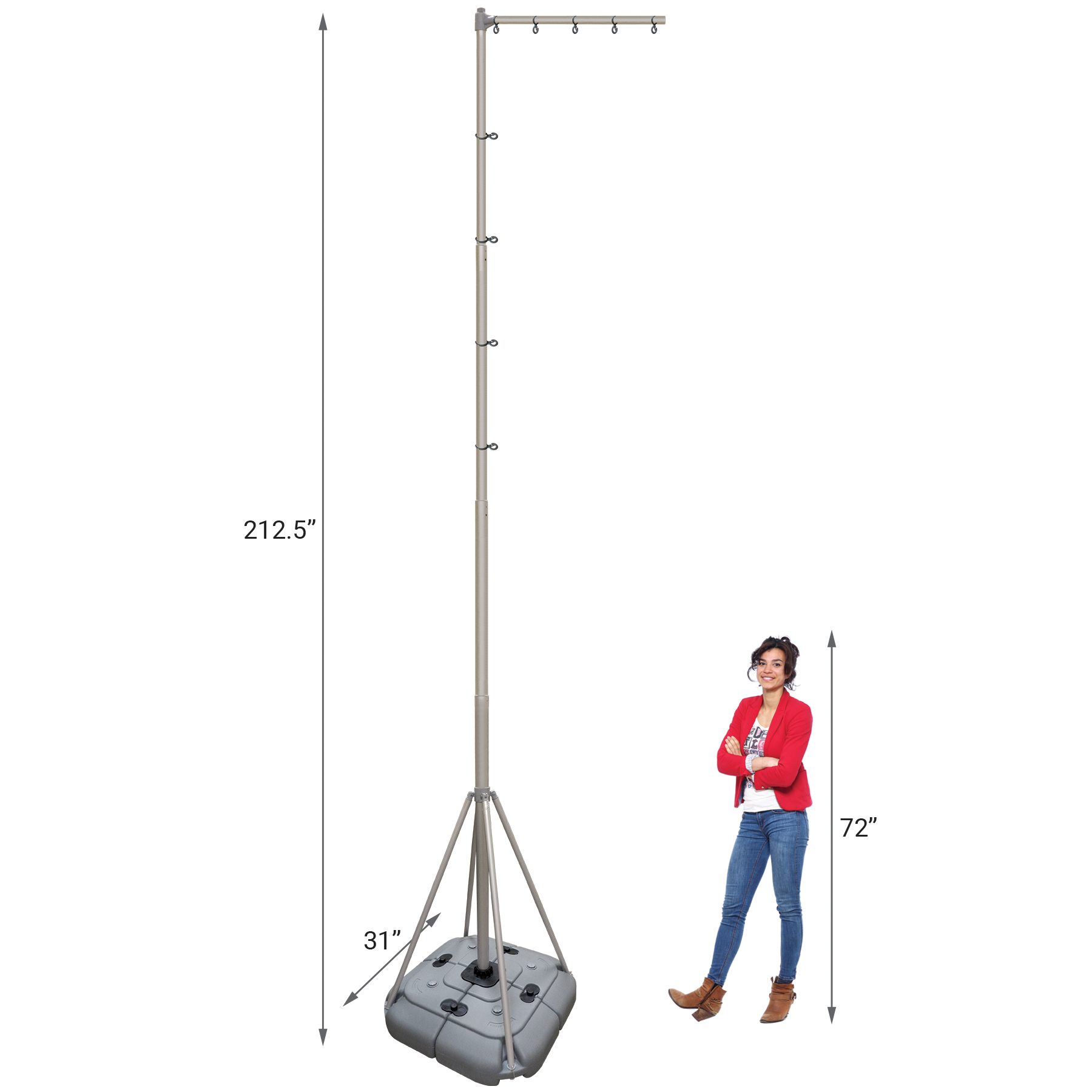 Giant Flagpole Hardware Set 6