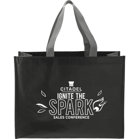 RPET Laminated Matte Shopper Tote 39