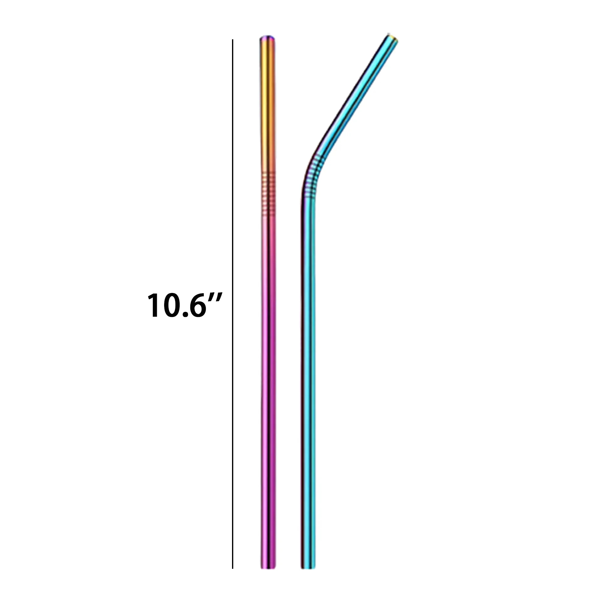 3-in-1 Reusable Stainless Steel Straw Set 2